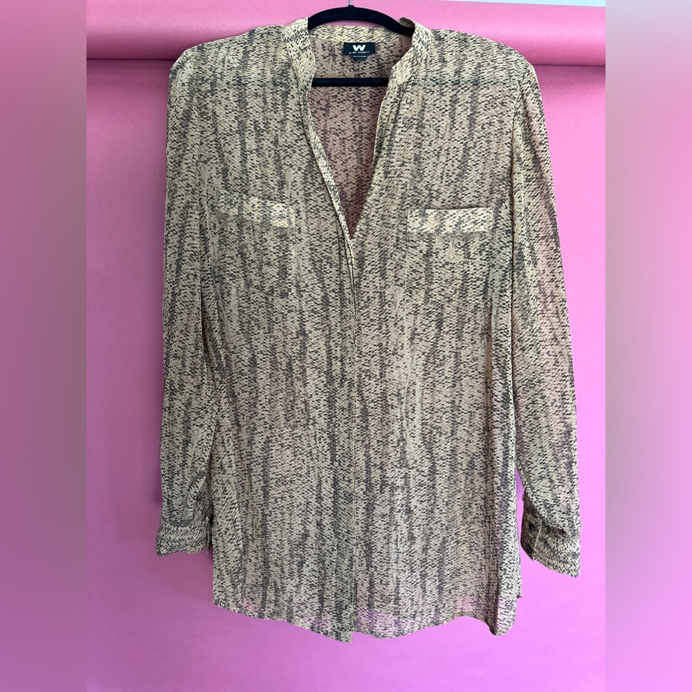 Worth Beige Woman’s Blouse . Size L